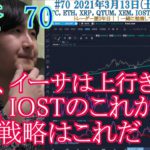 【投資】#70　ネムとIOSTのこれからの私の戦略！ビット、イーサ上行きそうだね！仮想通貨のチャート分析！