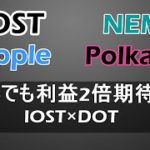 【IOST×XRP ×DOT×NEM テクニカル分析】IOSTとポルカドットは今からでも十分期待できる。