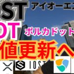 【仮想通貨BTC, ETH, XRP, IOST, NEM, DOT】IOST＆ポルカドット高値更新へ‼️