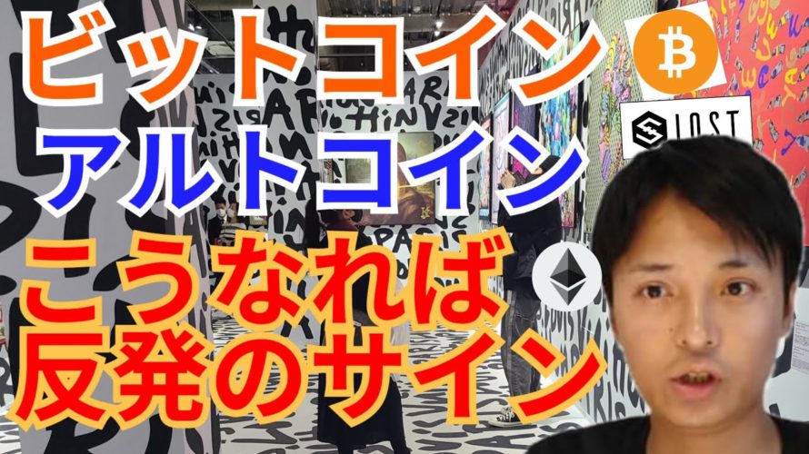 【仮想通貨BTC, ETH, XRP, MONA, IOST, DOT】ビットコイン&アルトコインこうなれば反発のサイン‼️