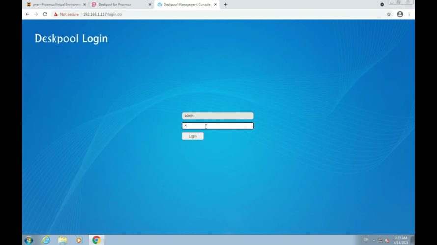 Make VDI(Virtual Desktop Infrastructure) with Proxmox and Deskpool