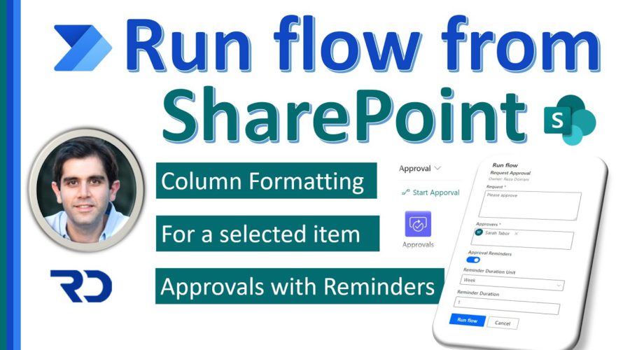 Run Power Automate flow from SharePoint – For a Selected Item trigger