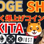 【仮想通貨BTC, ETH, XRP, IOST, SHIB, AKITA 】