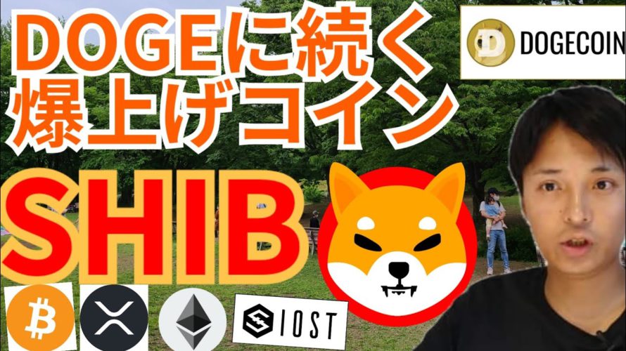【仮想通貨BTC, ETH, XRP, IOST, SHIB, FTT】ドージコイン(DOGE)に続く爆上げコインは、SHIBA INU(SHIB)⁉️