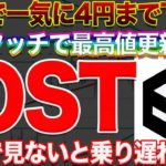 【IOST暴落の分岐点】また4円台に下落!?上がっても下がっても高期待値の超激アツ相場!!爆益狙いのピンポイント価格はココだけ!!【仮想通貨】