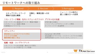 【セミナー動画】貴社のリモート環境は大丈夫?〜今こそ見直したいセキュリティ対策〜