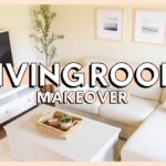 DIY LIVING ROOM MAKEOVER ON A BUDGET | living room decorating ideas 2022 + living room makeover
