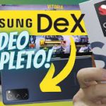 SAMSUNG DeX no GALAXY S20 FE (Snapdragon 865) Vídeo completo e filmado com o Moto G100!