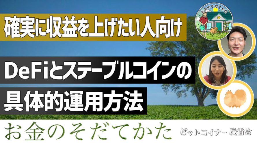 DeFiとステーブルコインを利用して確実に収益を上げる具体的手法の紹介【仮想通貨トレーダー育成 vol.26】