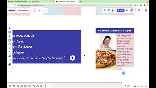 Using Miro Whiteboard for OUB 805