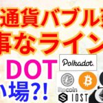 【仮想通貨BTC, XRP, ETH, IOST, LTC, DOT】仮想通貨バブル延長の『大事なライン』はココ‼️ライトコイン＆ポルカドットは買い場⤴️