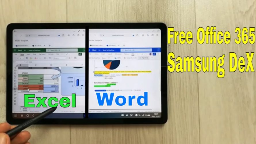 How To Get Office 365 For Free On Samsung DeX (Word, Excel, PowerPoint, outlook)