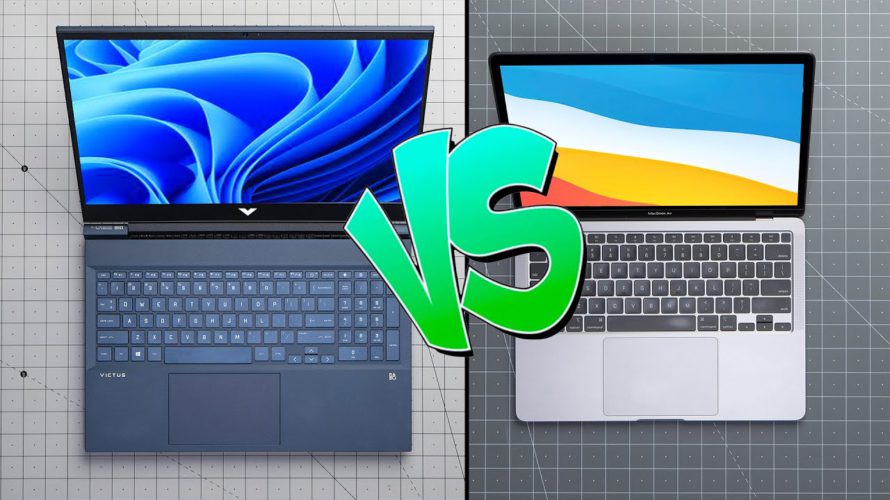 M1 MacBook Air VS HP Victus! Battle of the BUDGET Laptops!