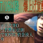 【IOST】コインチェック究極の利益追及の波及効果で7/16日以降　IOST爆上げの可能性。予兆は既にチャートに出現。
