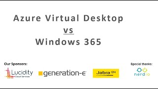 Azure Virtual Desktop vs Windows 365
