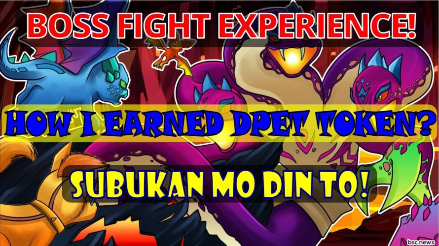 MY DEFI PET: MY EXPERIENCE IN BOSS FIGHT | I EARNED 4 DPET TOKENS FOR THE WHOLE DAY!