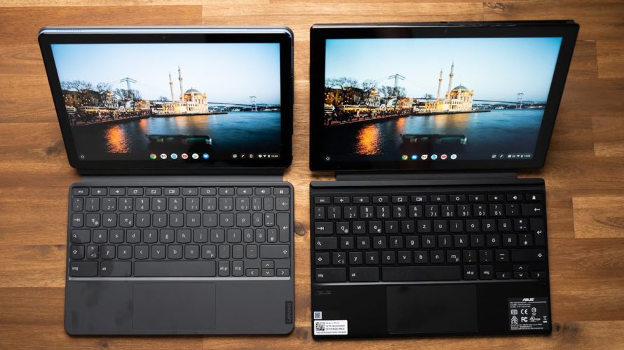 Vergleich: ASUS Chromebook CM3 vs. Lenovo Duet Chromebook