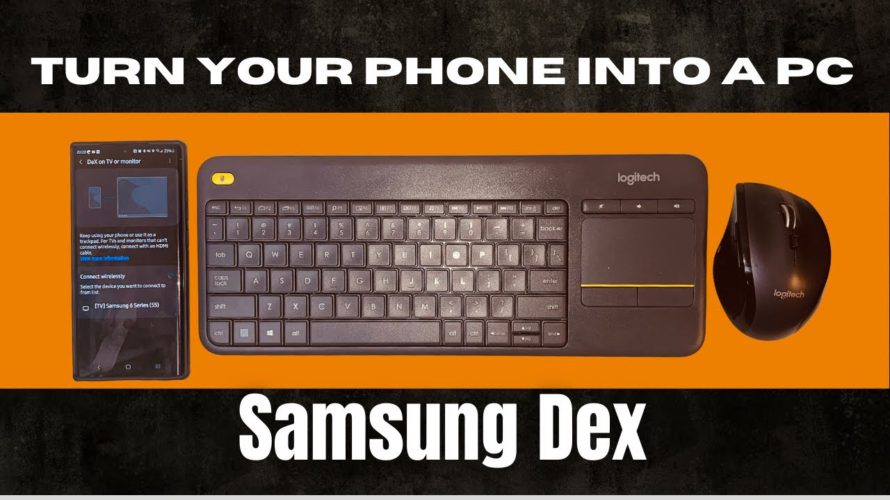 Yes you can turn your phone into a PC using samsung dex