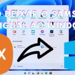 como ter a aparência  do Windows no samsung DEX