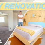 COMPLETELY DIY BEDROOM RENOVATION | Modern Builds