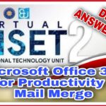 MICROSOFT OFFICE 365 for PRODUCTIVITY – MAIL MERGE | Answer Key | Day 3 | Morning Session