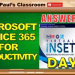 VINSET 2.0 Answer Key | Microsoft Office 365 for Productivity–Mail Merge | DAY 3 EXIT QUIZ