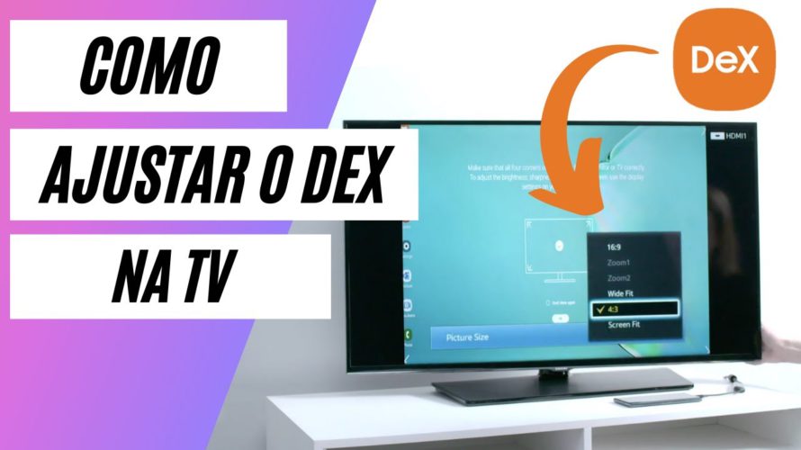 COMO AJUSTAR SUA TELA PARA SAMSUNG DEX #shorts