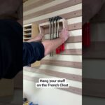 Simple French Cleat System DIY Build
