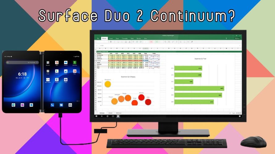 Will Surface Duo 2 have continuum? (Samsung Dex competitor)