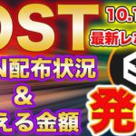 【貰えるDONは約●●円】IOST最新(10.19)レポート解説！エアドロ配布状況及び金額が明らかに！【仮想通貨】【ビットコイン】