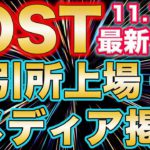 【IOST最新情報11.13〜】新規取引所リスト及びメディア掲載で年末爆上シナリオスタート？【仮想通貨】【アルトコイン】