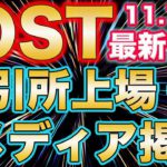 【IOST最新情報11.13〜】新規取引所リスト及びメディア掲載で年末爆上シナリオスタート？【仮想通貨】【アルトコイン】