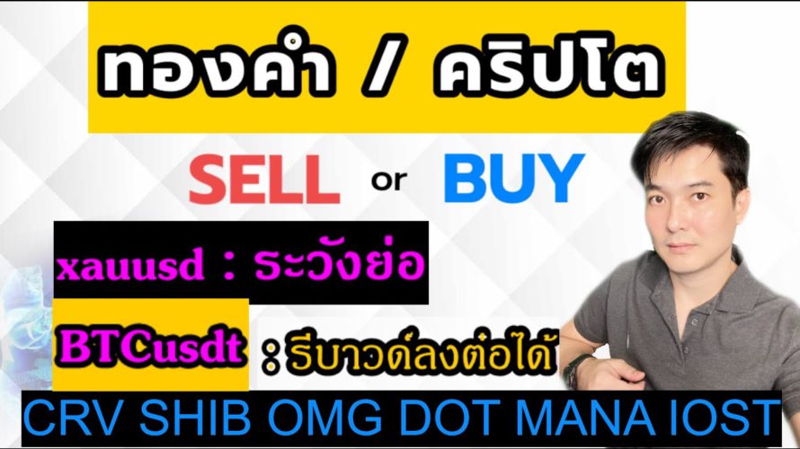 ทำเงินกับทองคำ / Btcusdt / crv shib omg dot mana iost