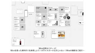 Miroを使った資料作りを体感しよう~ホワイトボードだけじゃない!Miroの機能をご紹介~(Miro活用セミナー#7)