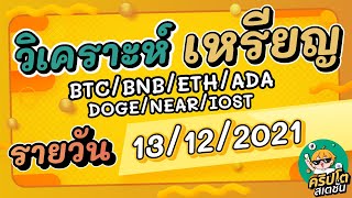 วิเคราะห์เหรียญ BTC/BNB/ETH/ADA/DOGE/NEAR/IOST/อื่นๆ ประจำวันที่ 13/12/2021