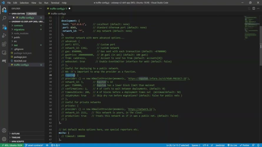 DeFi Swap Tokens with Uniswap v2, Web3 and React