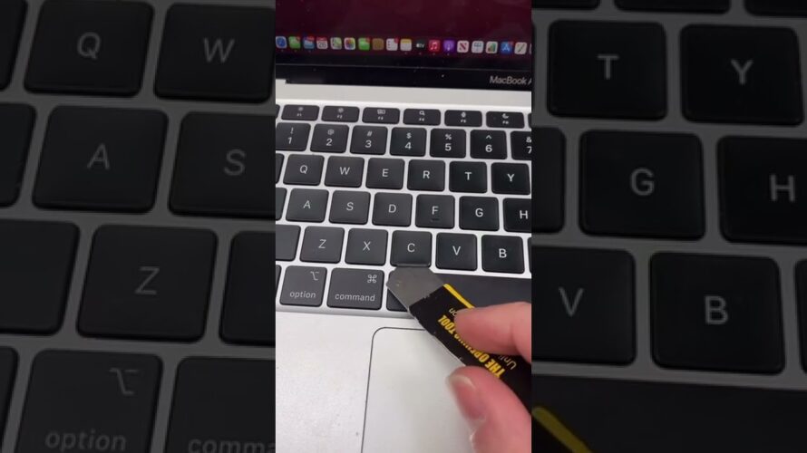 M1 MacBook Vs Nestea… Sticky Keyboard Fix #Shorts
