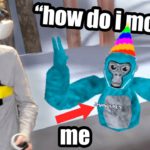 Pretending to Be a New Player in Gorilla Tag VR (Oculus Quest 2)