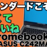 【割安感で勝負】スタンダードなChromebookをレビュー。「ASUS Chromebook C424MA」