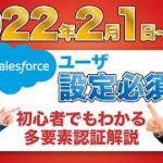 【重要】セールスフォースユーザ設定必須　多要素認証 #MFA #Salesforce #多要素認証