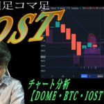 IOST連続コマ足のブレイクに注目【DOME・BTC・IOST・JASMY】