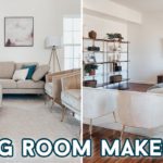 DIY LIVING ROOM MAKEOVER ON A BUDGET | LIVING ROOM DECORATING IDEAS | BUDGET ROOM TRANSFORMATION DIY