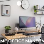 Hybrid Work From Home Office + Desk Setup Makeover (DIY Monitor Stand + Desky Sit Stand Desk)