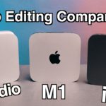 Mac Studio vs M1 mini vs i7 mini – Video & Photo Editing!