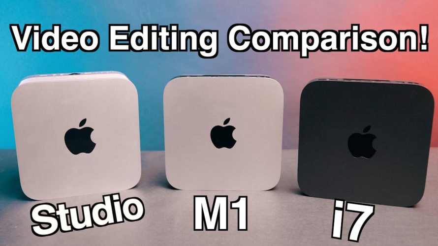 Mac Studio vs M1 mini vs i7 mini – Video & Photo Editing!
