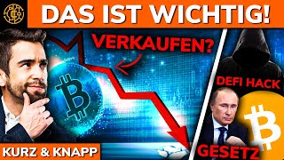 BITCOIN: Letzte KAUFGELEGENHEIT❓🚀 RUSSLAND kurz vor KRYPTO GESETZ📜 $80M DeFi HACK💰 uvm.