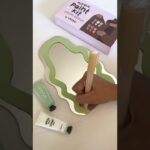 Craft Idea! DIY Painted Squiggle Mirror | Crockd Acrylic Pastel Paints + Paint Pens 〰️