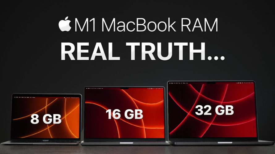 How much RAM do you ACTUALLY need in your M1 Macbook?
