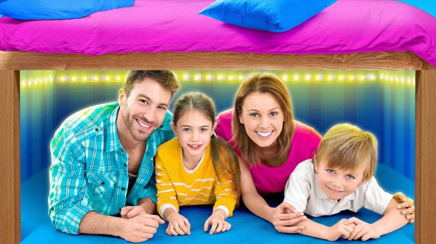 SECRET ROOM UNDER THE BED! Awesome DIY Ideas For Crafty Parents