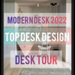 moderne office desk tour DIY home office work space design room desk tour work from homedesk setup